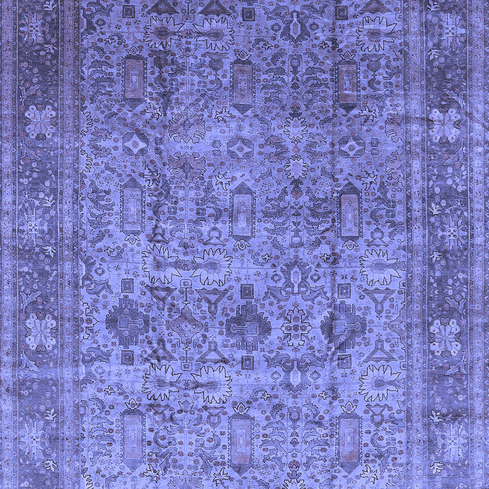 Oriental Blue Industrial Rug, urb2120blu