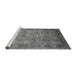 Sideview of Machine Washable Oriental Gray Industrial Rug, wshurb2120gry