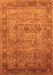 Oriental Orange Industrial Rug, urb2120org