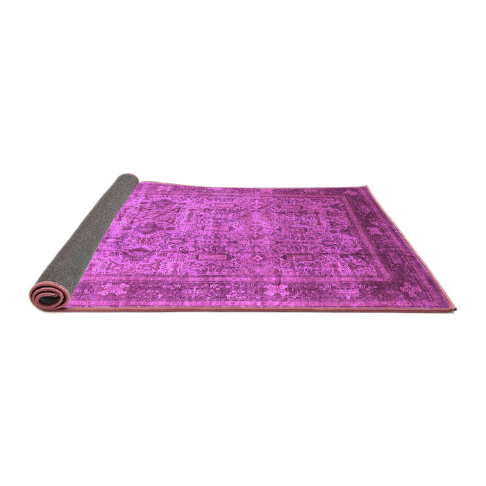Sideview of Oriental Purple Industrial Rug, urb2120pur
