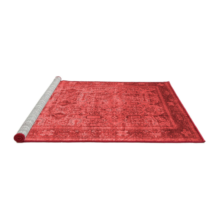 Industrial Red Washable Rugs