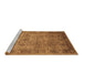 Sideview of Machine Washable Oriental Brown Industrial Rug, wshurb2120brn