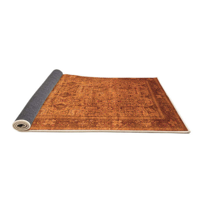 Sideview of Oriental Orange Industrial Rug, urb2120org