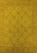 Oriental Yellow Industrial Rug, urb2121yw