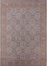 Mid-Century Modern Mauve Taupe Purple Oriental Rug, urb2121