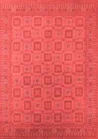 Oriental Red Industrial Rug, urb2121red