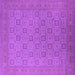 Square Oriental Purple Industrial Rug, urb2121pur