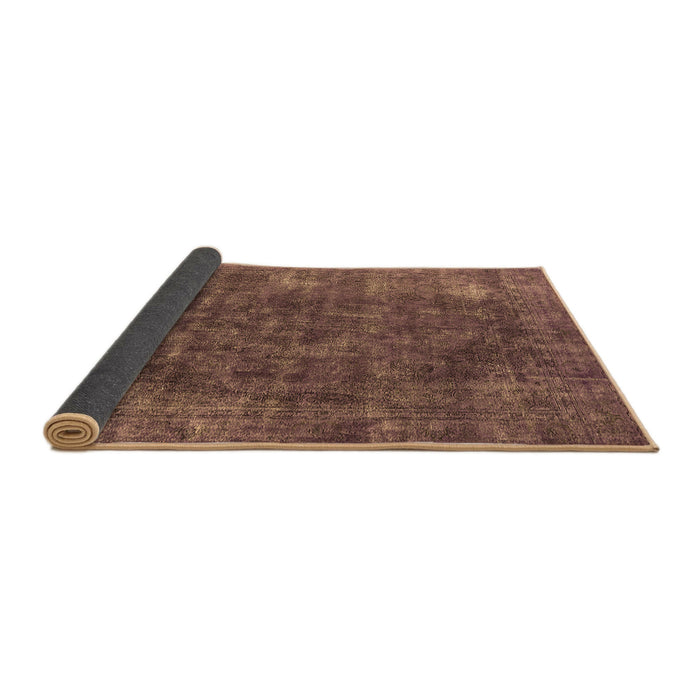 Sideview of Oriental Brown Industrial Rug, urb2122brn
