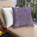 Front View of Mid-Century Modern Urban Square Purple Throw Pillow, 18 inch by 18 inch, pwurb2122