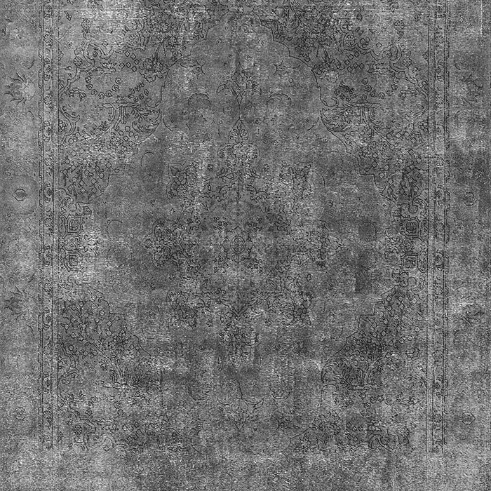 Machine Washable Oriental Gray Industrial Rug, wshurb2122gry