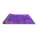 Sideview of Oriental Purple Industrial Rug, urb2122pur