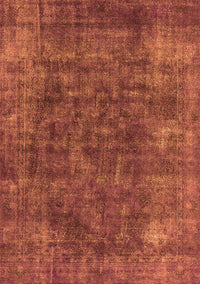 Oriental Orange Industrial Rug, urb2122org