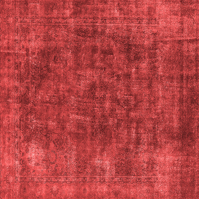 Machine Washable Oriental Red Industrial Rug, wshurb2122red