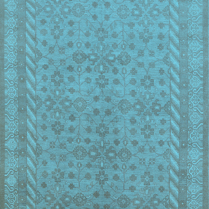 Oriental Light Blue Industrial Rug, urb2123lblu