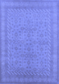 Oriental Blue Industrial Rug, urb2123blu