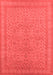 Oriental Red Industrial Area Rugs