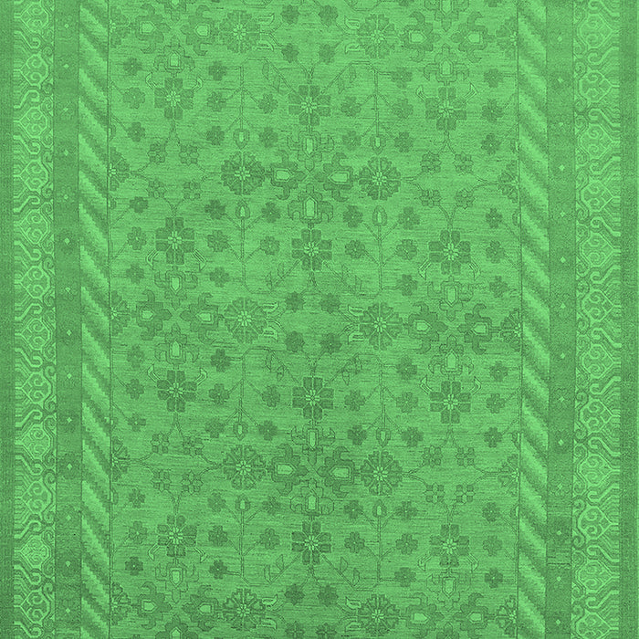 Oriental Emerald Green Industrial Rug, urb2123emgrn
