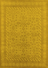 Oriental Yellow Industrial Rug, urb2123yw