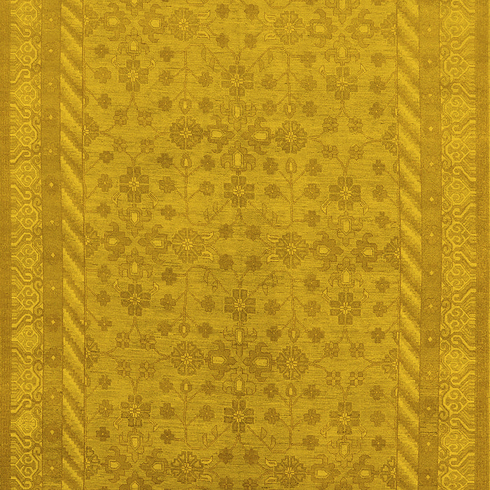 Oriental Yellow Industrial Rug, urb2123yw