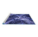 Sideview of Machine Washable Oriental Blue Industrial Rug, wshurb2124blu