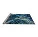 Sideview of Machine Washable Oriental Light Blue Industrial Rug, wshurb2124lblu