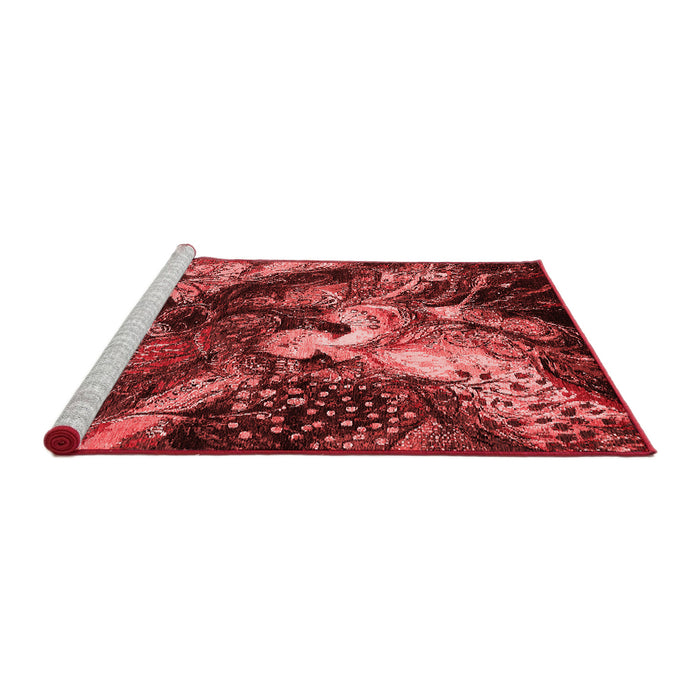 Industrial Red Washable Rugs