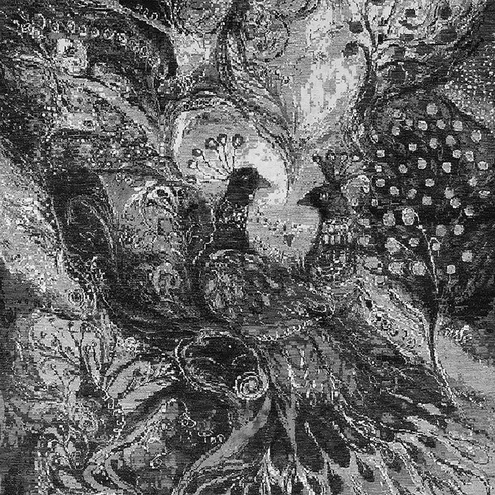 Machine Washable Oriental Gray Industrial Rug, wshurb2124gry