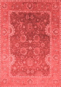 Oriental Red Industrial Rug, urb2125red