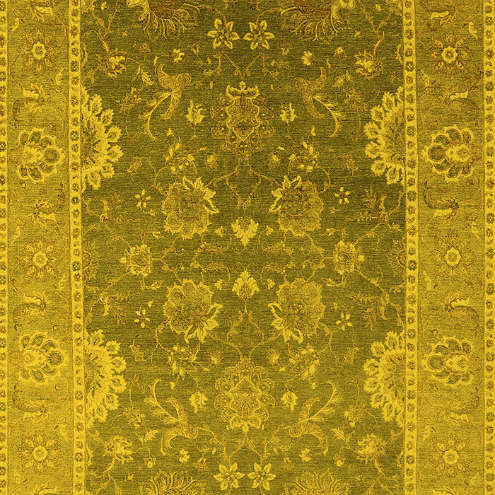 Oriental Yellow Industrial Rug, urb2125yw