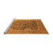 Sideview of Machine Washable Oriental Orange Industrial Area Rugs, wshurb2125org