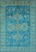 Oriental Light Blue Industrial Rug, urb2126lblu