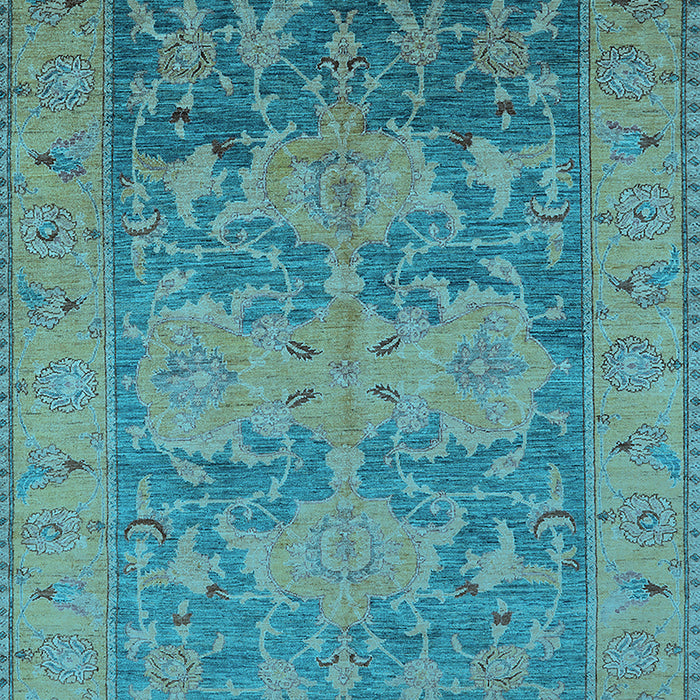 Oriental Light Blue Industrial Rug, urb2126lblu