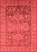 Oriental Red Industrial Area Rugs