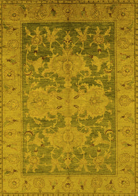 Oriental Yellow Industrial Rug, urb2126yw