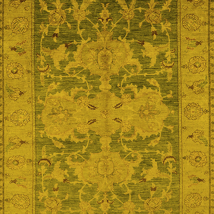 Oriental Yellow Industrial Rug, urb2126yw