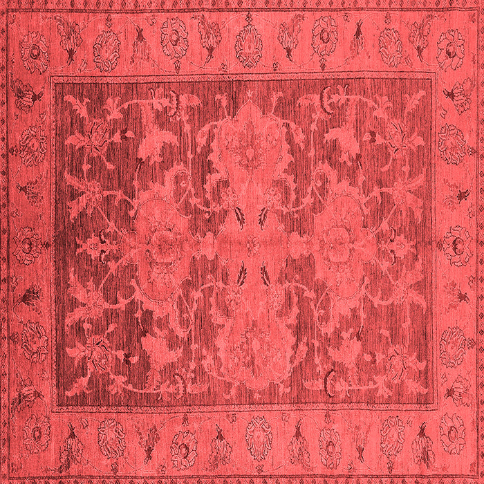 Machine Washable Oriental Red Industrial Rug, wshurb2126red