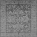 Square Oriental Gray Industrial Rug, urb2126gry