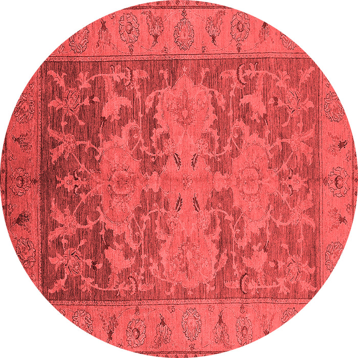 Machine Washable Oriental Red Industrial Rug, wshurb2126red