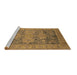 Sideview of Machine Washable Oriental Brown Industrial Rug, wshurb2126brn