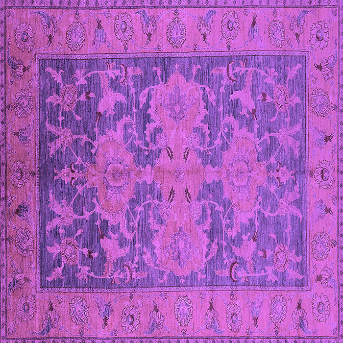 Square Oriental Purple Industrial Rug, urb2126pur
