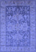 Oriental Blue Industrial Rug, urb2126blu