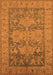 Machine Washable Oriental Orange Industrial Area Rugs, wshurb2126org