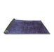 Sideview of Oriental Light Blue Industrial Rug, urb2127lblu