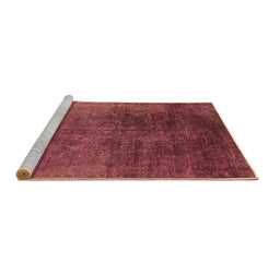 Sideview of Machine Washable Oriental Brown Industrial Rug, wshurb2127brn