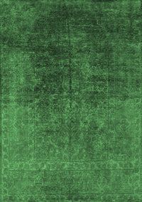 Oriental Emerald Green Industrial Rug, urb2127emgrn