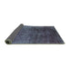 Sideview of Oriental Turquoise Industrial Rug, urb2127turq