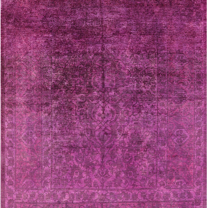 Machine Washable Industrial Modern Medium Violet Red Pink Rug, wshurb2127