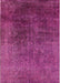 Mid-Century Modern Violet Red Pink Oriental Rug, urb2127