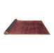 Sideview of Oriental Brown Industrial Rug, urb2127brn