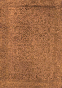 Oriental Orange Industrial Rug, urb2128org